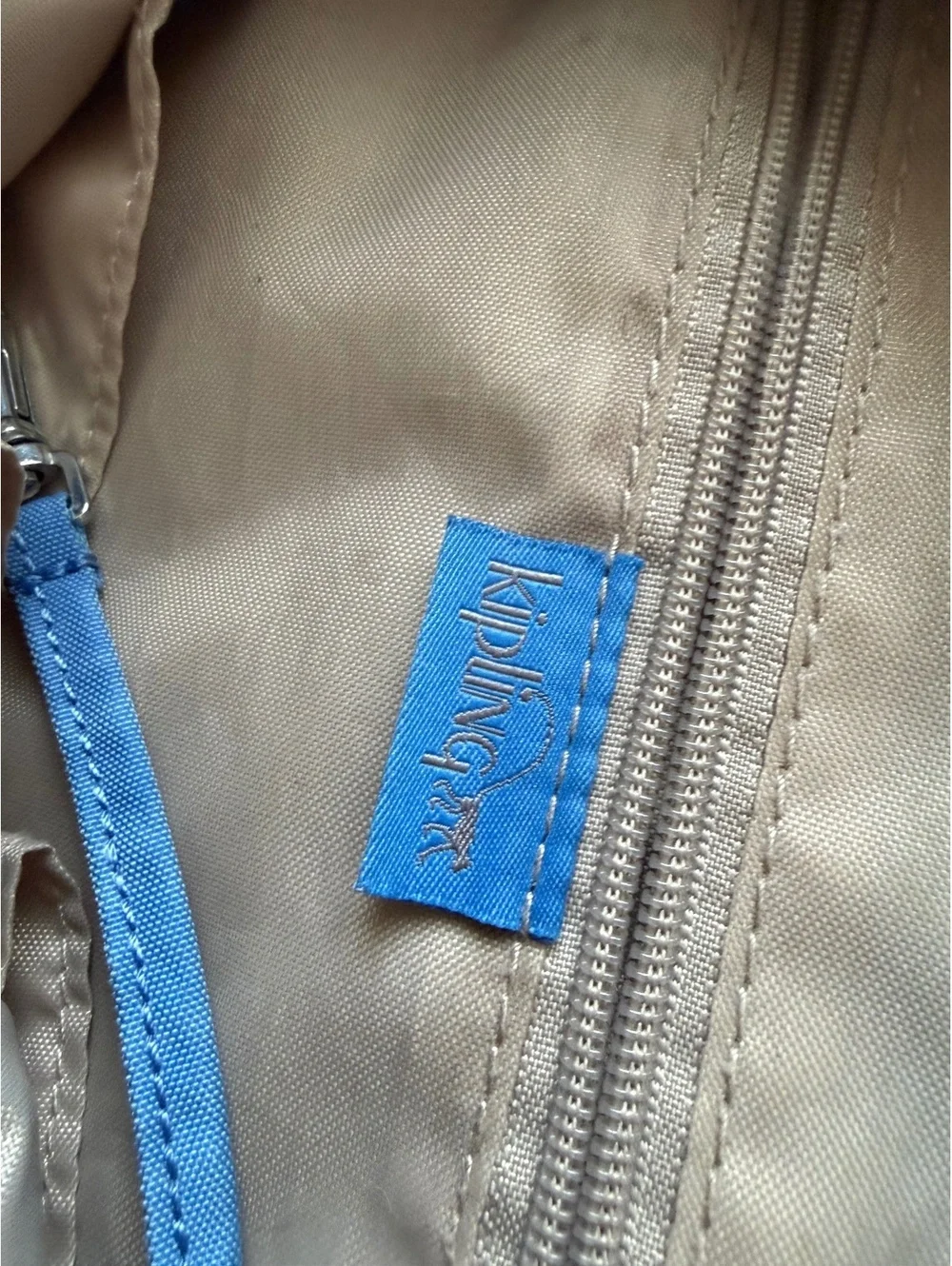 Blue Kipling medium tote bag crossbody hobo